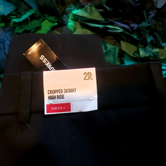 High rise structured work pants with front slits - Picture 4 of 4